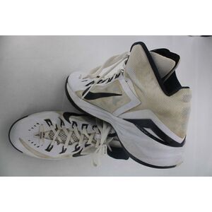 Nike Hyperdunk 2014 Tb White Black Basketball Shoes 653483-100 Mens Size 14